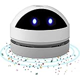 Funmo Mini Tischstaubsauger, Tragbar USB Wiederaufladbar Tischstaubsauge für Reinigung Krümel, Hohe Saugleistung Staub Reinig