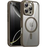 Minesk iPhone 16 Pro Max i&ccedil;in SUPER-CRYSTAL Magsafe ile Uyumlu Kılıf Arkası Kristal Berraklığında Cam G&ouml;r&uuml;n&uuml;m Kenarları Darbe