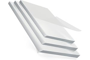 MAXDONE Feuilles plastifieuse MIX A4 A5 A6 - Différentes Tailles Thermique Transparentes, 160 microns (2 x 80 microns), Finition de Haute Qualité