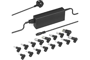 DONGGUAN SIMER ELECTRONICS CO., LTD. 90W Universal Laptop Charger for HP Dell Lenovo Acer Sony Fujitsu Gateway ASUS Samsung Toshiba Chromebook ETL Certification 15V 16V 19V 19.5V 20V Power Cord 16 Connectors, Support 90W 65W 45W 33W