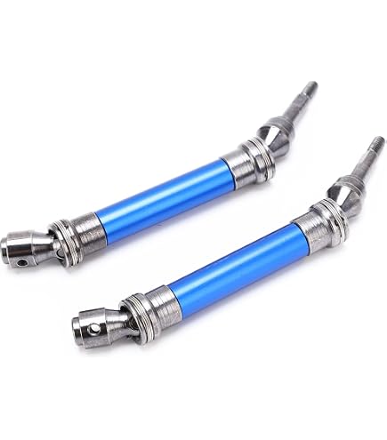 Arbre de transmission avant et arrière CVD en acier inoxydable pour voiture télécommandée Rustler VXL 4X4/Stampede VXL 4X4/Hoss VXL 4X4/Slash Platinum/Ultimate/VXL 4x4 4WD RC voiture, pièce de mise à