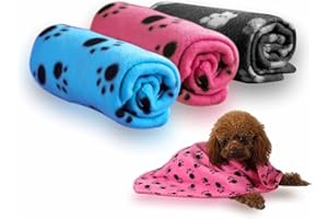 3HA HAHAHA Pet Blanket Fluffy Soft And Cozy Fleece Dog Blankets Warm Cover Perfect For Cats And Dogs Puppy Sleep Mat For Small Animals Size 60 X 100cm Approx Assorted colour (1Pc)