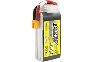 TATTU Lipo Batteria 650mAh 11.1V 3S 95C Batteria Lipo per FPV multirotore dalle dimensioni 100 a 180