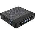 Mini PC Windows 11 Mini Desktop Computer with Intel Gemini Lake N4020C Processor 6G LPDDR4 64G EMMC 256G SSD Support Dual Screen 4K Resolution Wifi BT for Business Home Office Family yunnstore