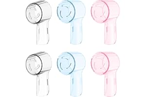 WEKIWGOT Lot de 6 étuis de protection pour brosse à dents Oral-B, compatibles avec les brosses à dents électriques Oral-B IO, protège la tête de brosse à dents et voyage confortable, Couleurs