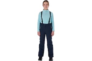 Killtec Ksw 77 Grls Ski Pnts - Pantalon de Ski Fonctionnel avec bavette Amovible, Jupe Pare-Neige et Protection des Bords - Pantalon de Ski - Fille
