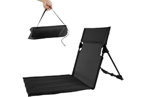 PANDAHUG Folding Beach Chair, Lightweight Camping Chair with Storage Bag, Portable Foldable Garden Chairs Outdoor Sun Lounger Seats, Deck Beach Chairs Mats for Camp Beach Picnic Fishing Barbecues Traveling