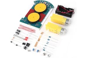 HILITAND Composants Électroniques Kit pour Robot Voiture DIY - Jouets Intelligents pour Projets Auto