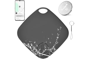 KKSTOTO Traceur GPS Android, Tag Localisateur Android, Fonctionne avec l’app Google Localiser, Bluetooth Localisateur GPS, IP66 ImperméAble, pour Les Clés/Portefeuilles/Valises/Bagages/Enfant