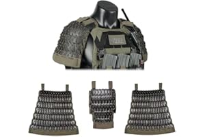 AYAY Samurai Tactical Armour Complete Set - Includes 2 x Shoulder Pads + 1 x Groin Pad + 2 x Skirt Protection (without Vest)