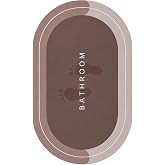 Promosyonca Sihirli Banyo Paspası, Su Emici, Kaymaz Tabanlı, Farklı Model Se&ccedil;enekleri (Oval-2)