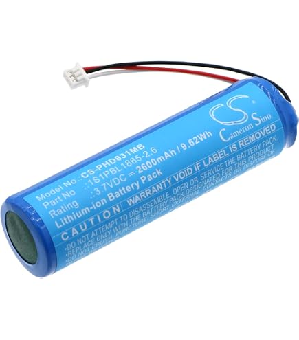 TECHTEK Batería Philips Avent SCD923 SCD923P SCD923/26 | 2600mAh Li-ion | Sustituye 1S1PBL1865-2.6