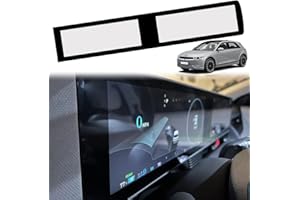 ‎BESTEVMOD BestEvMod Displayschutzfolie für Ioniq5, Zubehör, Navigation, Touchscreen, Brezel, kompatibel mit Hyundai Ioniq5 2022 Zubehör (LHD) (Mattschwarz/HD Displayschutzfolie)