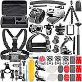 amazon complementos gopro Para Gopro Hero 7 6 5 4 3+ 3 2 1 Hero Session 5 Black AKASO EK7000 Apeman SJ4000 5000 6000 DBPOWER AKASO VicTsing WiMiUS Rollei y Sony Deporte DV y más