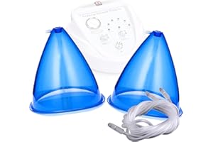 OXFUZZ Ventouses sous Vide (180 ML), Grande Ventouse sous Vide pour Les Fesses, ventouses pour Accessoires de Machine de thérapie sous Vide, pour Massage de Levage de la Hanche, Une Paire