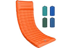 TENXSNUG Extra Spessore Materassino Dati Gonfiabile, Materassino da Campeggio Più Comodo per Backpacking, Viaggi in Auto ed Scursionismo, Materassino Gonfiabile Compatto Con Cuscino