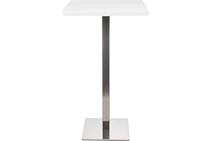 SixBros. Tavolo da Bar Tavolo Bianco 60x60x105 - M-BT60H/2350