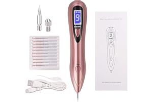 CHRERNA Mole Removal, Warts Removal with 9 Strengths, Safe and LCD Screen Plasma Pen Device for Hand and Body (Nevus, Moles, Pigment Spots, Age Spots)