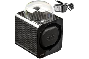 Beco Technic Boxy Fancy Brick Carbon Uhrenbeweger PRO1 2025 mit Netzadapter und 2 Haltekissen - Erweiterbares Uhrenbeweger System