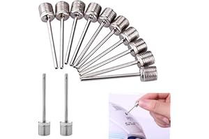 SZSHIMAO Aiguilles de gonflage d'aiguille de Pompe à Balle en Acier Inoxydable Aiguille de Balle pour Le Basket-Ball de Football