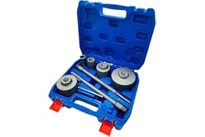 TOPOLENASHOP Sega a Tazza Carotatrice a Tazza Per Muro 9 Pezzi, Ø30, Ø40, Ø65, Ø80, Ø100 Mm, Con Albero SDS Plus E SDS-Max Carotatrici accessori trapano a tazza 9 pezzi per muro fresa carotatrice