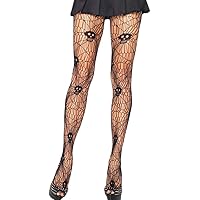 YingMengZhiGe Netzstrumpfhose Schwarz - Snake Pattern Fishnet Tights Für Halloween