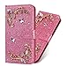 Produktbild Diamant Loves Funkeln für Samsung M20,Bling Glitzer BookStyle Slim Ledertasche Schutzhülle Flip Folio Wallet Stand Card Slots Pocket Magnetverschluss Leder Etui Case Hülle