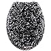 Produktbild Sanwood 6192425 Wc-Toilettensitz Glitter aus Polyresin mit Edelstahlscharnier, motiv, Thermoplast, 45,2 x 36 x 5,3 cm