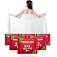 Fariox Disposable Portable Soft Cotton Bath Towels Expandable Compact Compressed Towels Cotton Compressed Women and Men Soft Wet Towel Body Home Hospital Hotel Travelling Spa & Beauty (3 pcs)