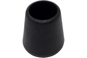 Adsamm LG-BL-10-16 LG-BL-10 16 x stolskydd, svart, Ø 10–11 mm