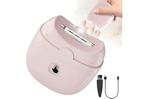 SOLITUZURODE Elektrischer Nagelknipser, Elektrische Automatischer Nagelschneider mit 2 Geschwindigkeiten, Sicherer Maniküre-Nagelknipser für Erwachsene, Kinder und ältere Menschen