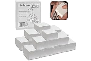 SCS Direct Gym Chalk Blocks - Chalkness Monster Premium Sport Hand Chalk (16 x 2oz Blocks) - Easy Grip, Moisture Absorbing - Great for Power Lifting, Rock Climbing, Gymnastics, Crossfit and More