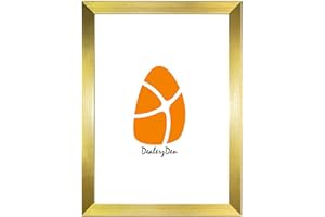 BLINKZ DECORATIONS Rainbow 20 Colours Range Modern Thin Picture Photo Poster Frame Decor A2 A3 A4 A5 Sizes (Gold, A3)