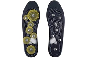 DEBAIJIA Plantillas de masaje magnético, acupresión de terapia magnética, almohadillas para pies transpirables y saludables, alivio del dolor, mejorar la circulación sanguínea de hombre mujer