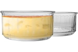 Duralex Ramequins Ovenchef en Verre - pour crèmes brûlées/Desserts - 10 cm - Lot de 8