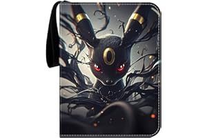 Thingehoy Sammelalbum für Karten, Sammelkarten Album Heft für 400 Karten Ordner, Trading Card Album Hefter Sammelheft (A1-4 POCKET)