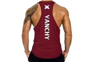 Cabeen Uomo Fitness Canotta da Palestra Sportiva Bodybuilding Canottiera Tank Top Stringer Senza Maniche Maglie