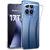 Rongep [Maxi-Clear] Xiaomi 17T Pro i&ccedil;in Şeffaf Telefon Kılıfı Kamera Y&uuml;kseltili Darbelere Karşı Dayanıklı Esnek ve Hafif Tasa