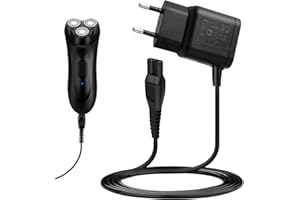QUVXZY Chargeur Tondeuse Rasoir pour Philips HQ8505, 15V Alimentation Rasoir Compatibilité avec Philips Serie 3000 5000 7000 9000, QP6520 QP6510 QP6620 MG5750 MG7790 MG 7770 MG7720(Noir)