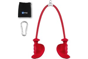 HXD-ERGO Corde Triceps Musculation, Corde de Tension de Triceps pour l'Entraînement des Biceps et des Triceps, pour Poulie à Câble ou Tour de Poids