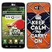 Produktbild Hülle Case Schutzhülle Cover Premium Case // Q01009954 keep calm and carry on 455 // LG G Pro Lite D680