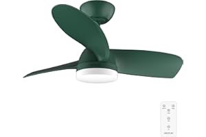 Cecotec - Deckenventilatoren mit Licht EnergySilence Aero 3050 Mint, 35 W, DC -Motor, Durchmesser 36 Zoll mit LED -Licht, Fernbedienung, Timer, 6 Geschwindigkeiten und 3 Klingen