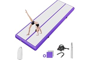 AIRTRACK MATTE Nadmuchiwana mata gimnastyczna 10 cm/20 cm wysokości 3 m/4 m/5 m/6 m/7 m/8 m/9 m/10 m/11 m/12 m Nadmuchiwana mata gimnastyczna z pompką powietrza