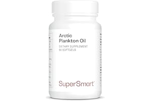 SuperSmart - Arctic Plankton - Huile de Calanus (Origine Zooplanctonique) - Acides Gras Oméga 3 (EPA, DHA et SDA) - Brule Graisse | Sans OGM - 60 Softgels