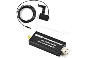 Podofo Dongle Dab/Dab+ adapter USB z anteną okienną samochodową, uniwersalny do odtwarzacza radia samochodowego z systemem Android, z aplikacją Dab, radiem na sygnał cyfrowy