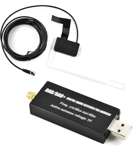 Amplificatore Antenna Auto FM/DAB 12V – Kit Con Antenna Patch E Splitter Per Segnale Potenziato