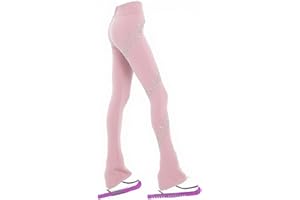 LIUHUO Women Girls Ice Figure Skating Practice Long Pants Premium Warm Tights Trousers Rhinestones Child Skating Leggings