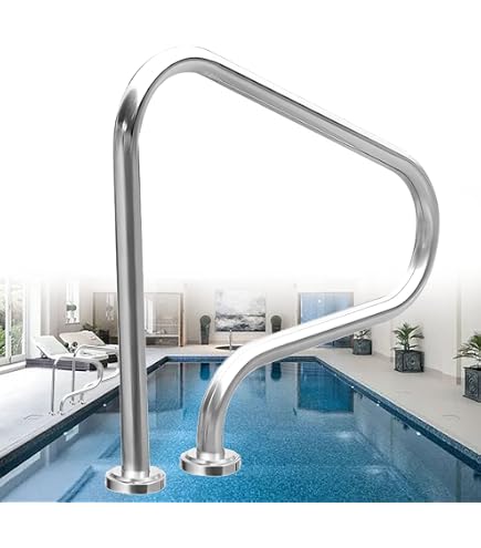 Rampe De Piscine En Acier Inoxydable 304 - Main Courante Antirouille 80x80cm