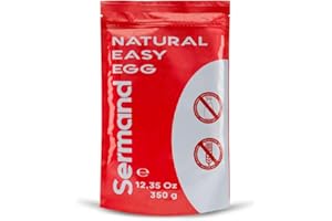 SERMAND Clara de Huevo en Polvo | Claras de Huevo en Polvo | Albúmina de Huevo | Sin Aditivos | Productos Sin Lactosa | Bolsa Zip (350 GR)