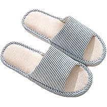 Pantofole In Lino E Cotone Colexy - Antiscivolo, Lavabili, Uomo E Donna Per Casa, Hotel O Spa - Foto 6